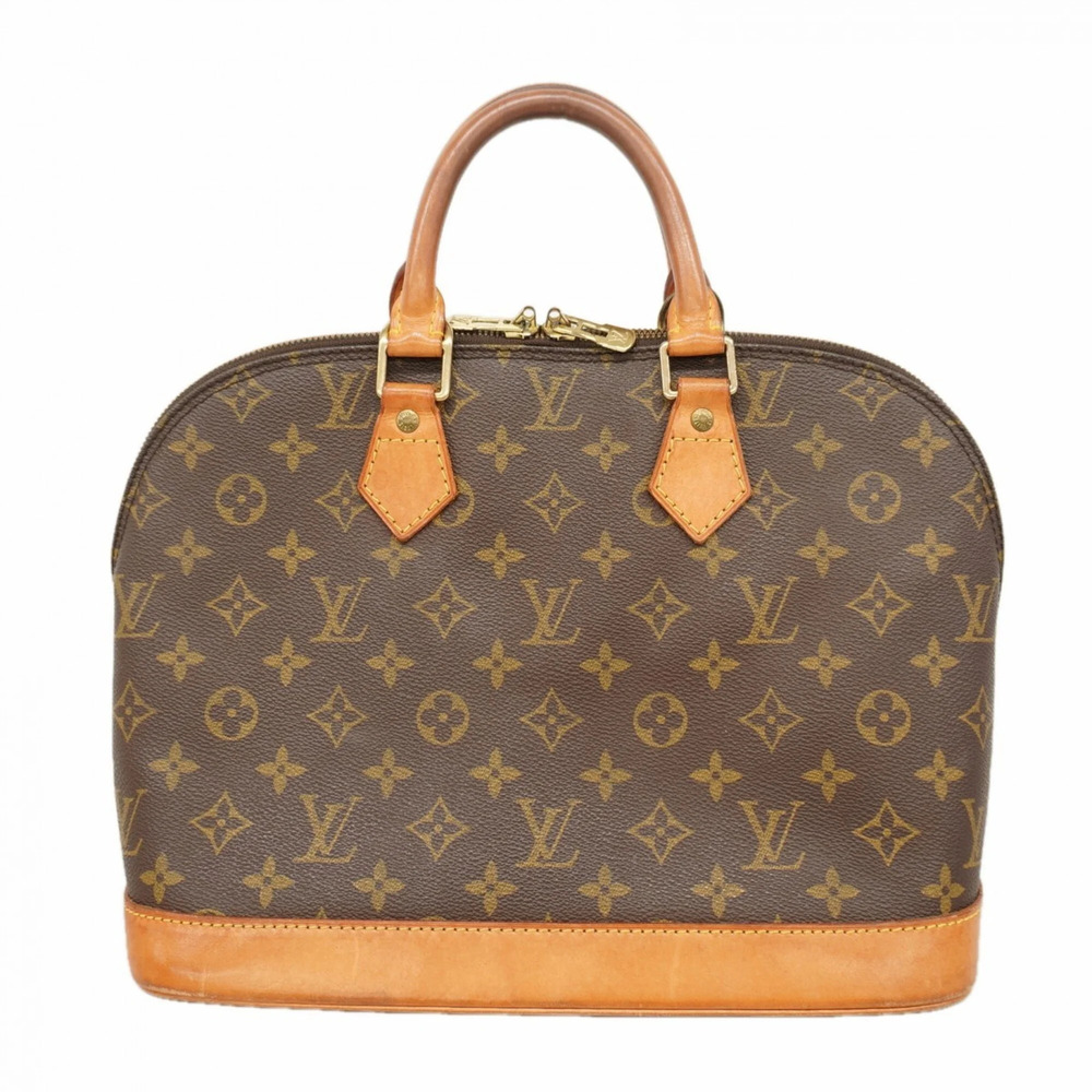LOUIS VUITTON Authentic Brown Monogram Alma Bag